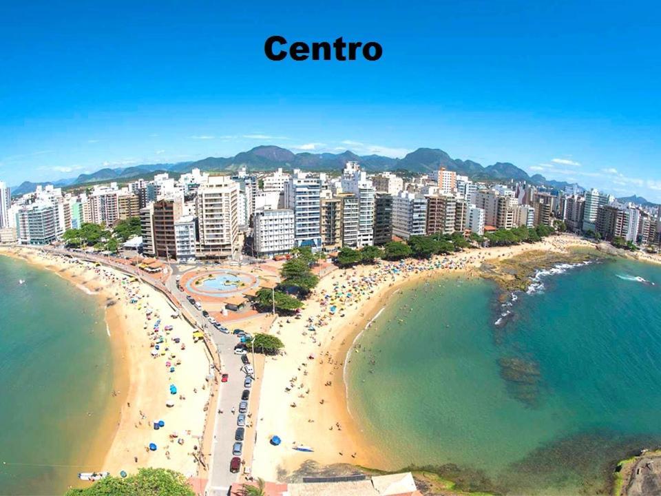 Suite Mar 210 - Economica E Compacta - Praia Do Morro - Predio Frente Mar Com Elevador, Atravessou A Avenida, Ja Esta Na Praia - Garagem - Internet Guarapari Exterior foto